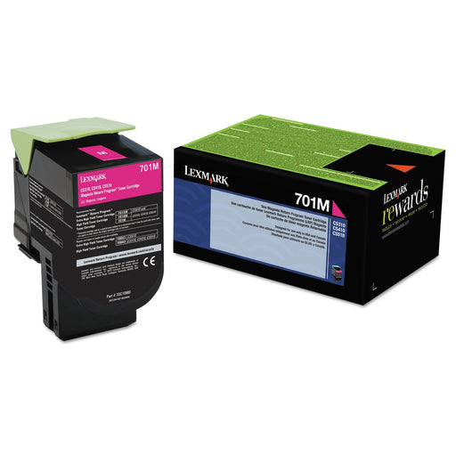 Lexmark 70C10M0 LEXMARK 701M MAGENTA RETURN PROGRAM TONER CARTRIDGE β Compatible Printer Supply β Get Toner Canada