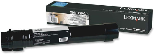 Lexmark X950, X952, X954 Black Toner Cartridge, Extra High Yield (X950X2KG)