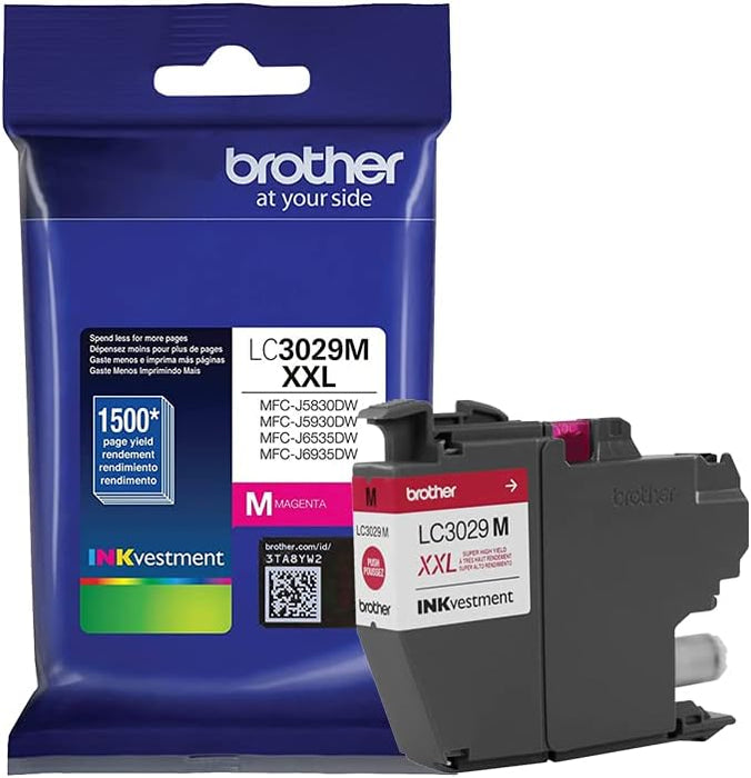 Brother LC3029 Magenta Ink Cartridge, Super High Yield (LC3029MS)