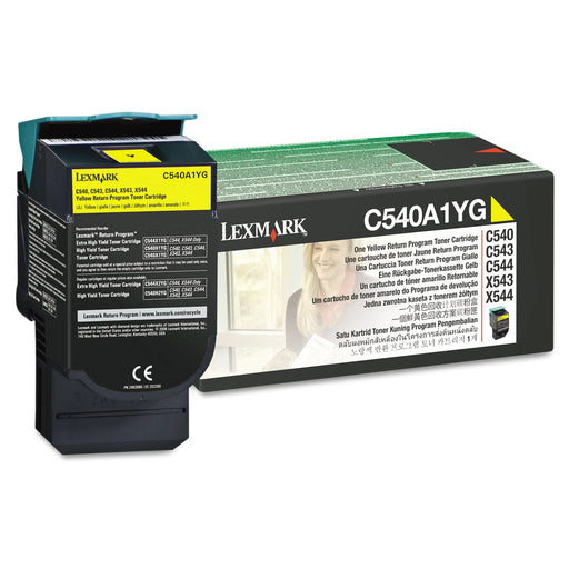 Lexmark C540A1YG Yellow Return Program Toner Cartridge β Compatible Printer Supply β Get Toner Canada