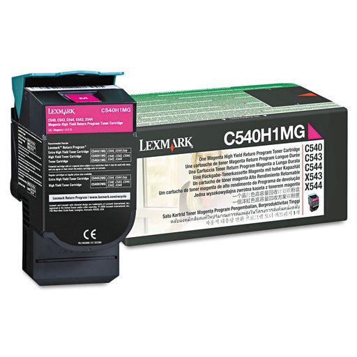Lexmark C540H1MG Toner Cartridge - High Yield - Magenta β Compatible Printer Supply β Get Toner Canada