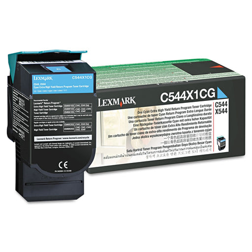 Lexmark C544X1CG Extra High Yield Laser Toner Cartridge, Cyan β Compatible Printer Supply β Get Toner Canada