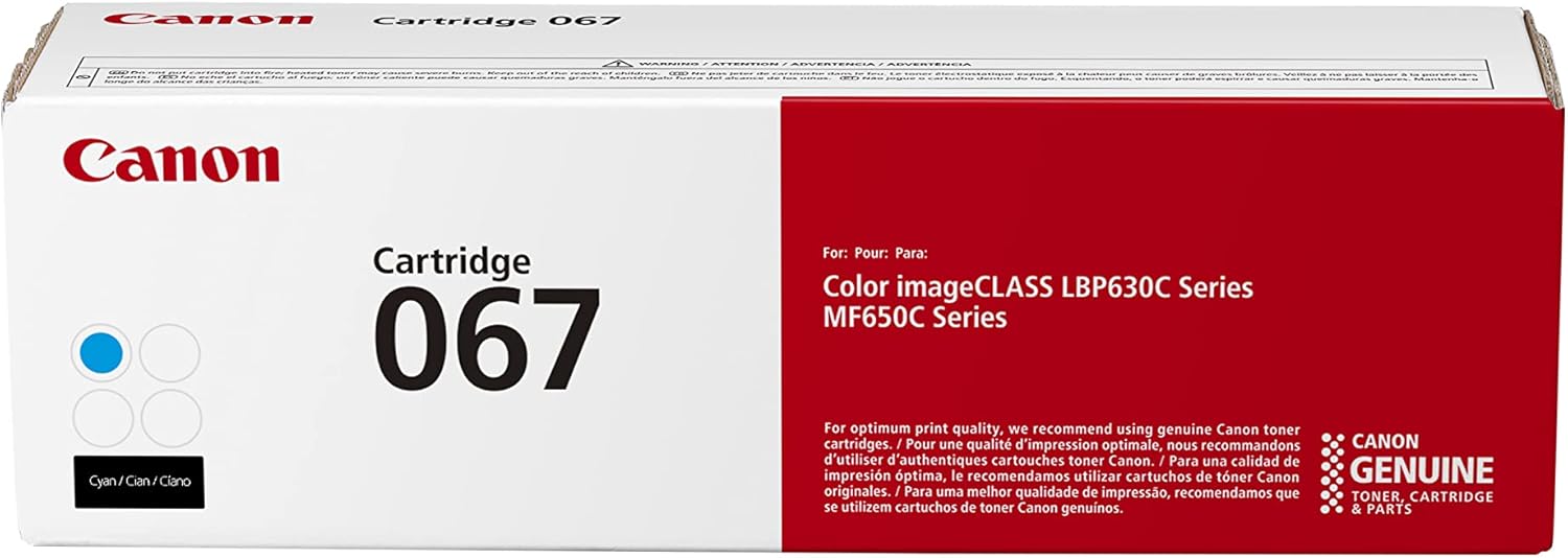Canon 067 Cyan Toner Cartridge - Standard Yield