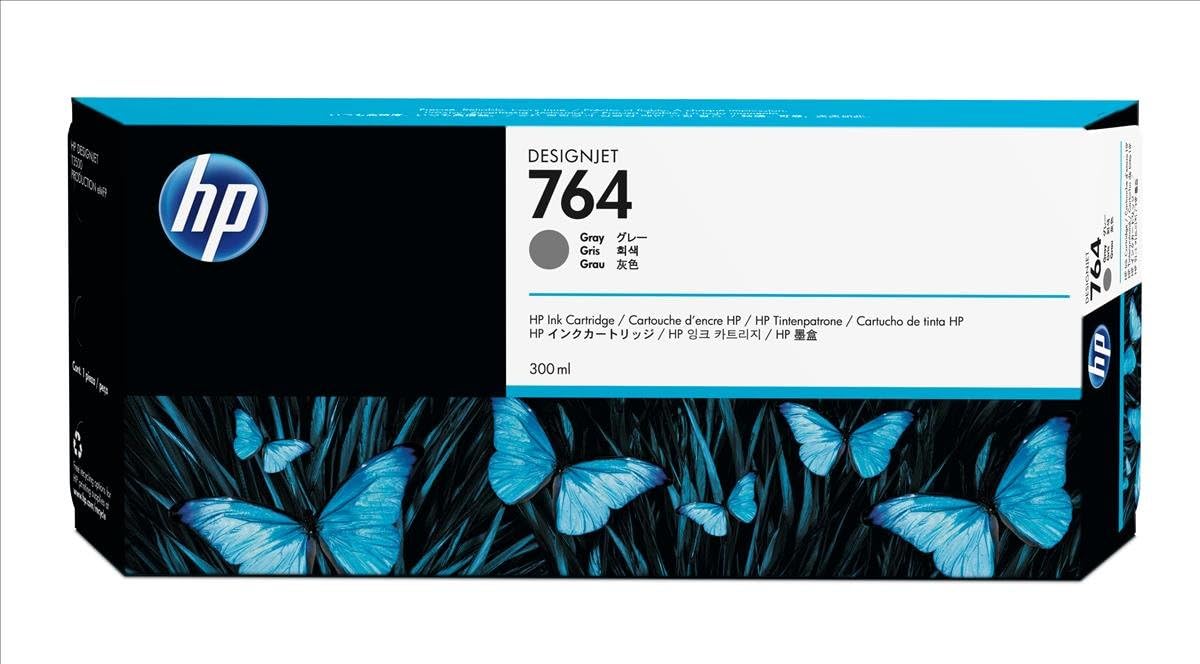 HP 764 Ink Cartridge - Gray - (C1Q18A)