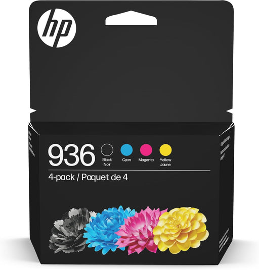 HP 936 Ink Cartridge - Standard Yield - Cyan, Magenta, Yellow, Black - 4 Pack β Compatible Printer Supply β Get Toner Canada