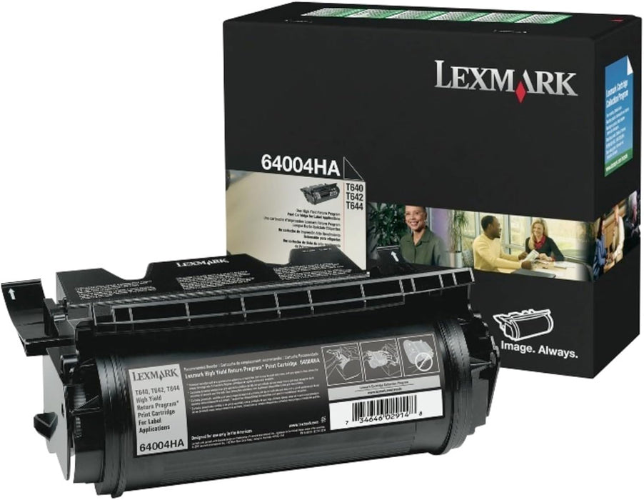 LEXMARK 64004HA T64X HY RETURN CARTRIDGE FOR LABEL APPLICATIONS