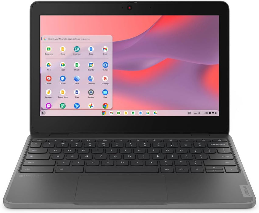 Lenovo 100e Chromebook Gen 4 83G80000US 11.6" Touchscreen Chromebook - HD - Intel N-Series N100-4 GB - 32 GB Flash Memory - English Keyboard - Graphite Gray