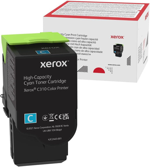 Xerox C310/C315 Toner Cartridge - High Capacity - Cyan β Compatible Printer Supply β Get Toner Canada