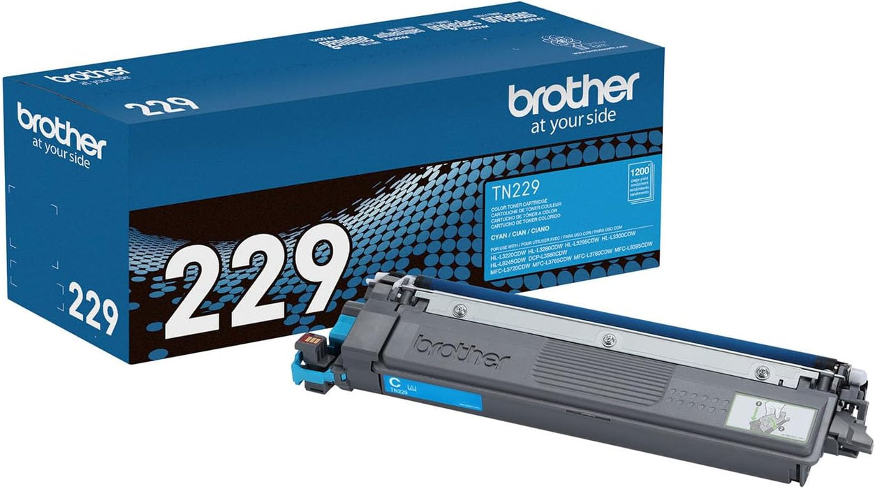 Brother TN229C Toner Cartridge Standard Yield - Cyan