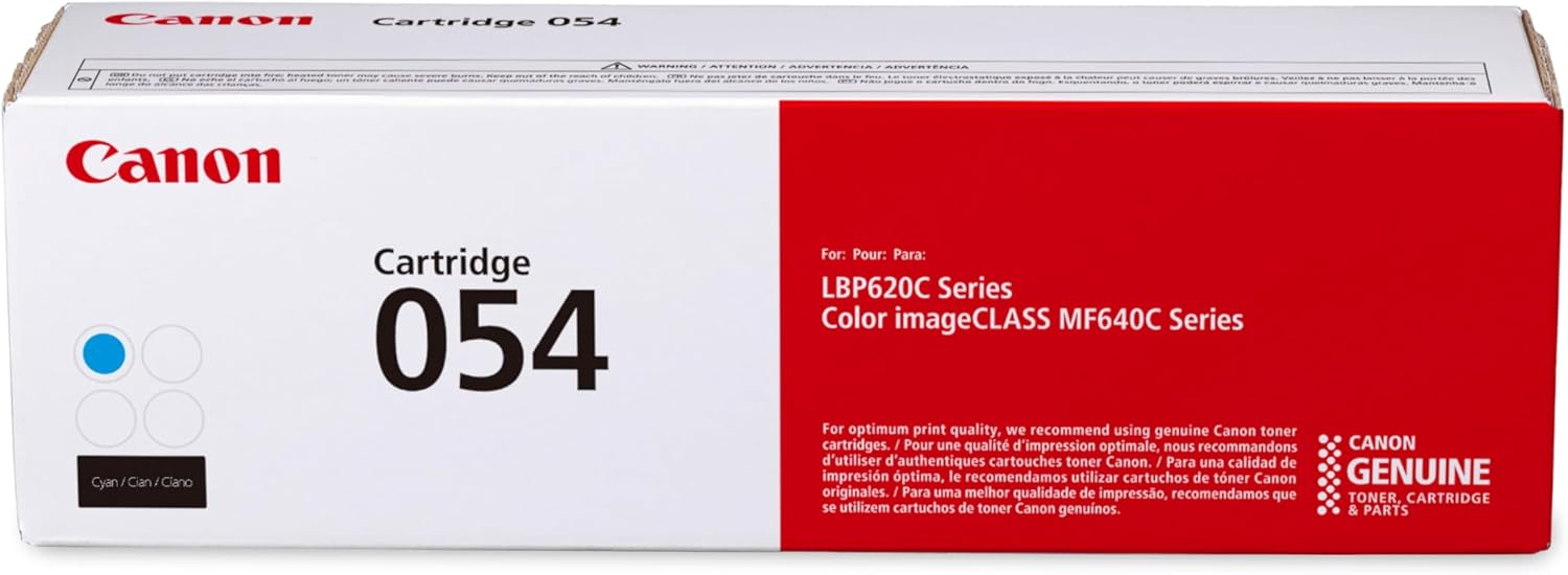 Canon 054 Cyan Cartridge, Standard Yield (3023C001)