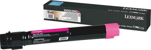 Lexmark X950, X952, X954 Magenta Toner Cartridge, Extra High Yield (X950X2MG)