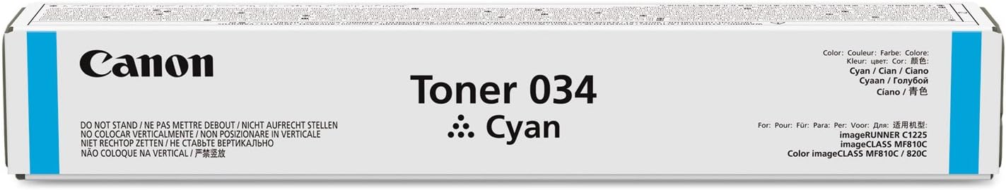 Canon 034 Cyan Toner Cartridge (9453B001)