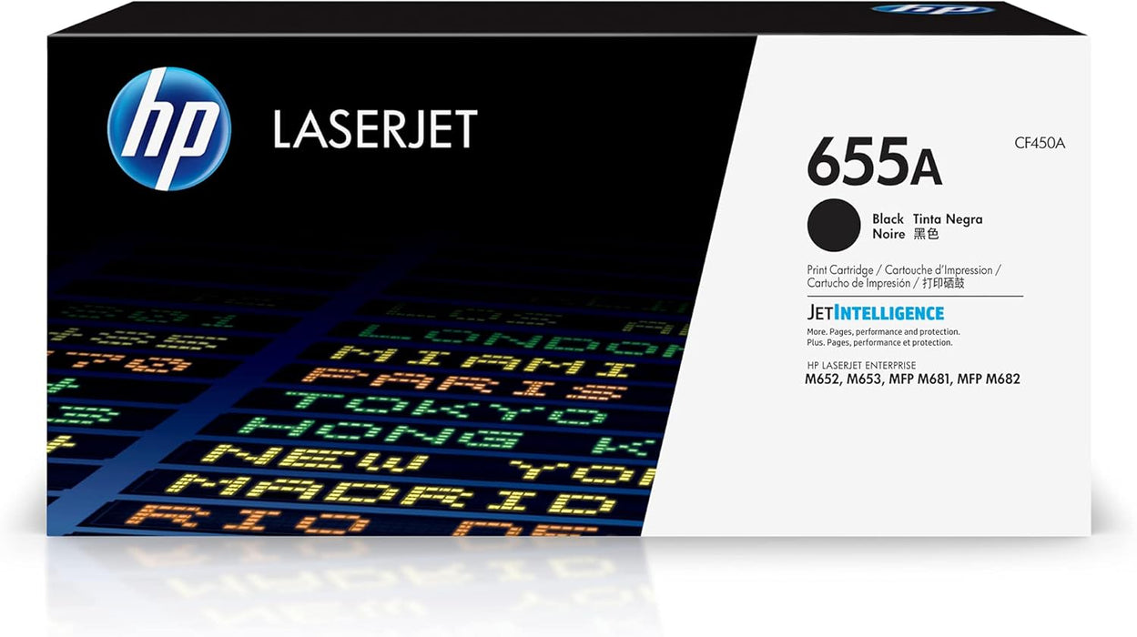 HP 655A (CF450A) Black Original LaserJet Toner Cartridge – Compatible Printer Supply – Get Toner Canada