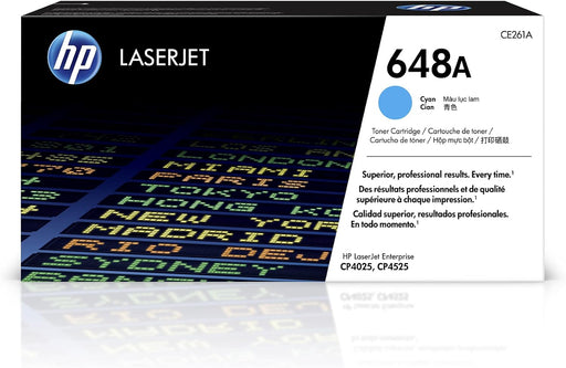 HP 648A (CE261A) Cyan Original LaserJet Toner Cartridge β Compatible Printer Supply β Get Toner Canada