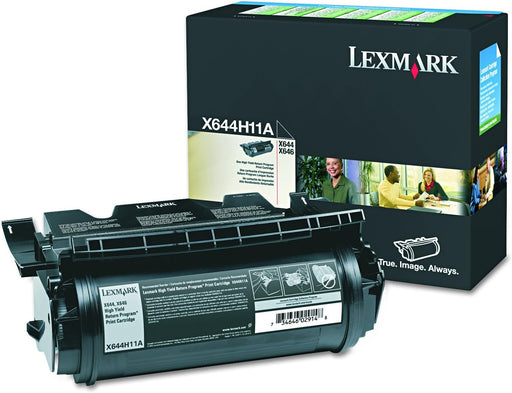 Lexmark X644H11A Black Return-Program Toner Cartridge, High-Yield β Compatible Printer Supply β Get Toner Canada