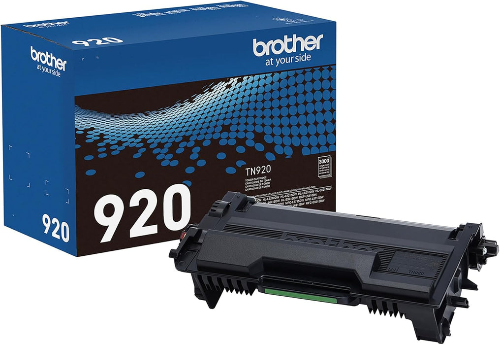 Brother Genuine TN920 Toner Cartridge Standard Yield - Black