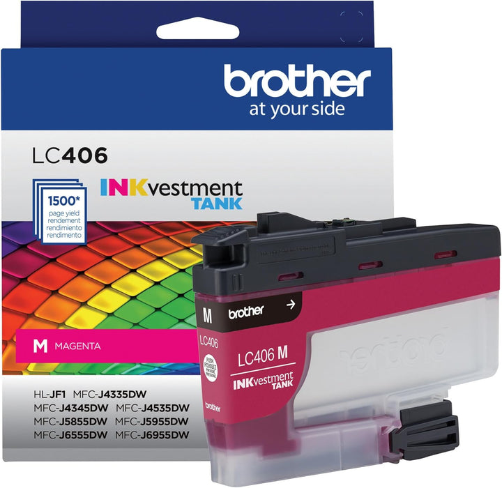 LC406MS Brother INKvestment Magenta Ink Cartridge