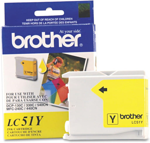 Brother LC51 Yellow Ink Cartridge (LC51YS)