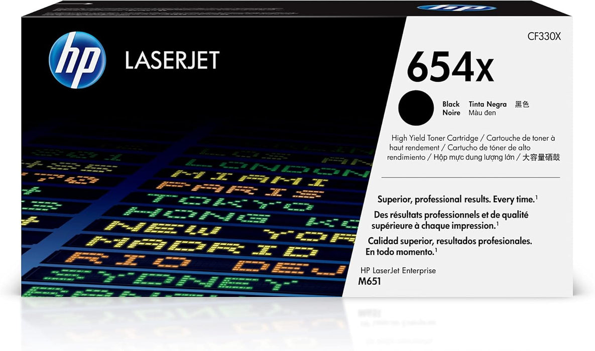 HP 654X Black LaserJet Toner Cartridge – Compatible Printer Supply – Get Toner Canada