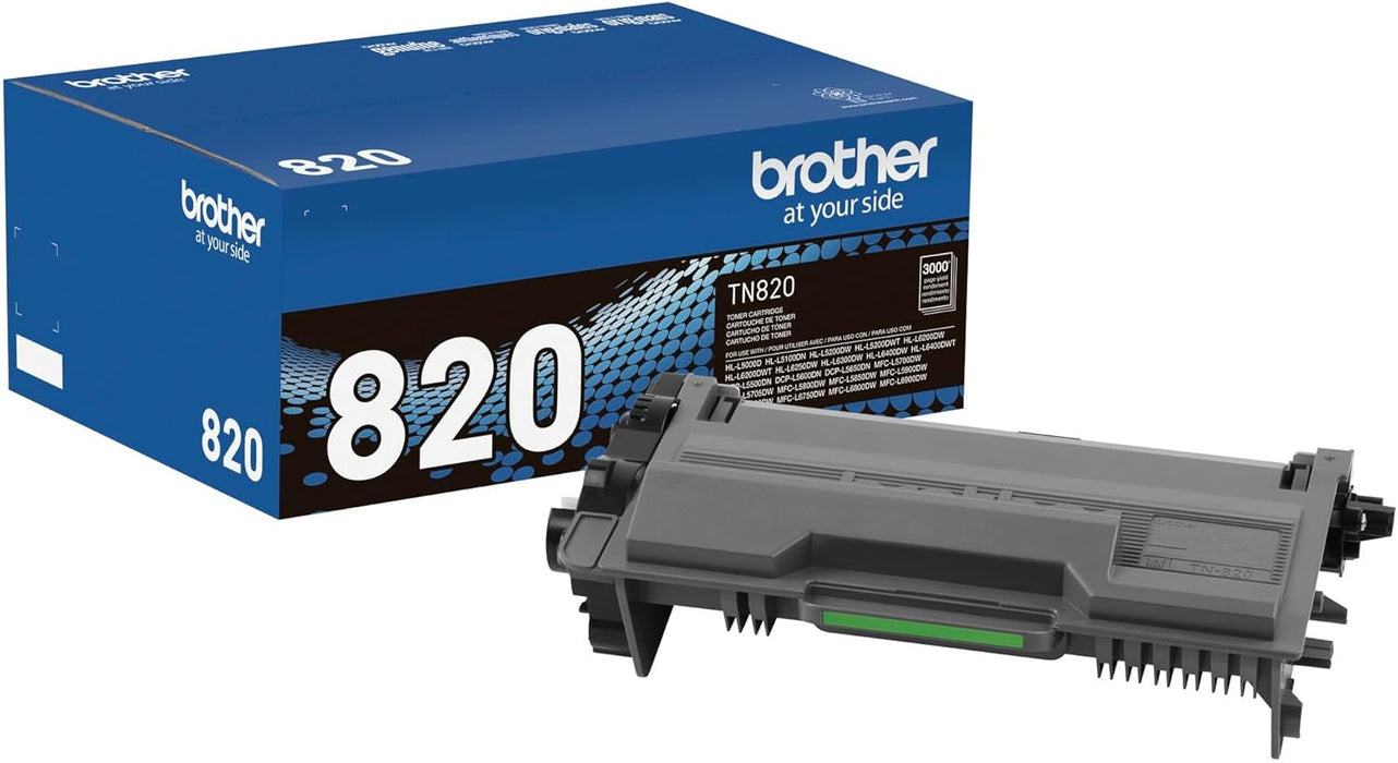 Brother TN820 Standard-Yield Black Toner Cartridge