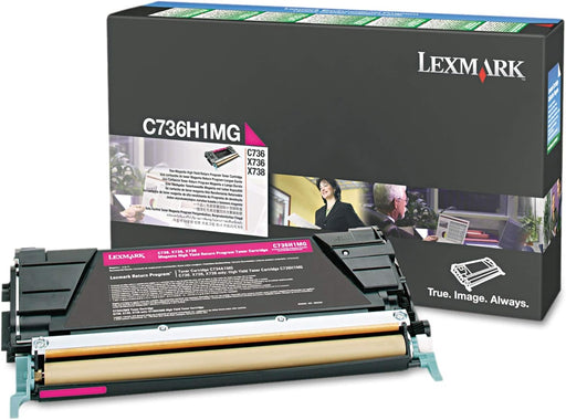 Lexmark C736H1MG Magenta High Yield Return Program Toner Cartridge
