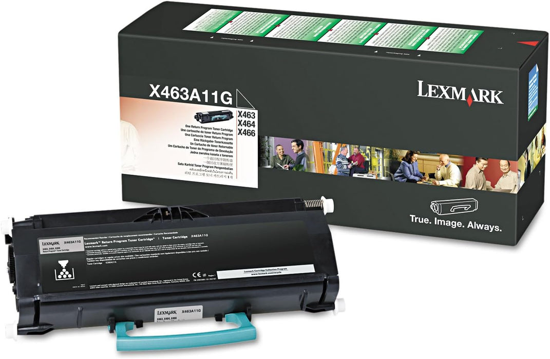Lexmark X463A11G Black Standard Yield Toner Cartridge