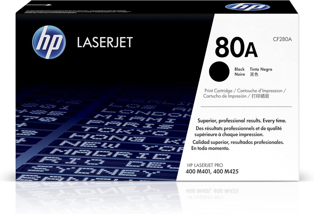 HP 80A (CF280A) Black Original LaserJet Toner Cartridge