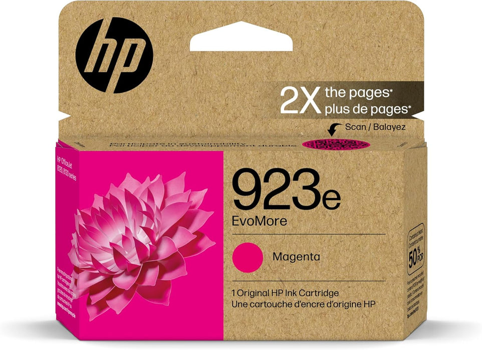 HP 923e EvoMore Magenta Original Ink Cartridge (4K0T5LN) – Compatible Printer Supply – Get Toner Canada