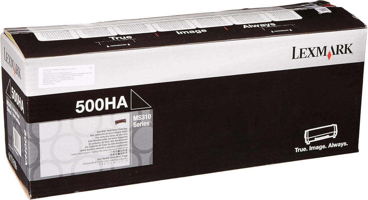 Lexmark 50F0HA0 High Yield Toner Cartridge