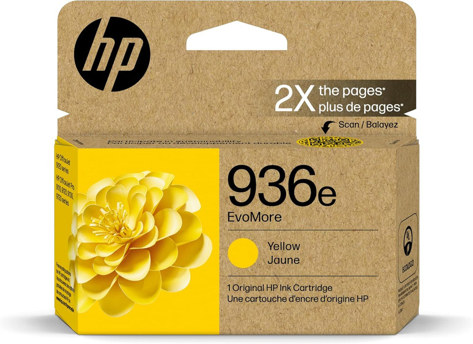 HP 936e EvoMore Yellow Original Ink Cartridge (4S6V5LN) – Compatible Printer Supply – Get Toner Canada