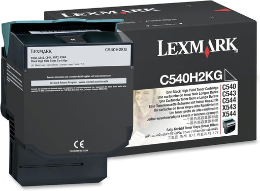 Lexmark C540H2KG Black Toner Cartridge, High Yield β Compatible Printer Supply β Get Toner Canada