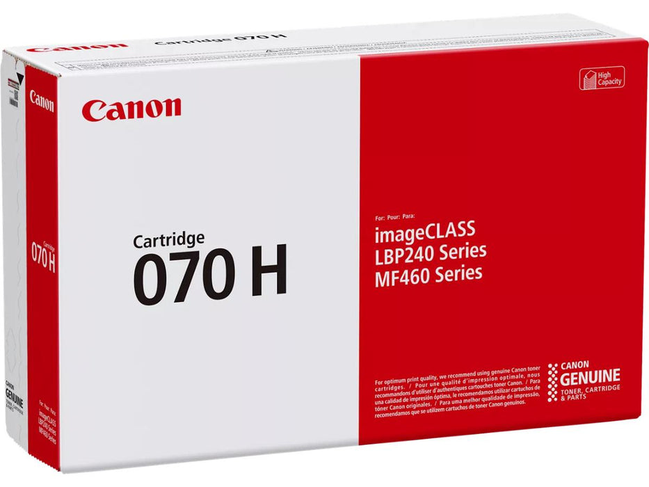 Canon 070 Black Toner Cartridge, High Capacity