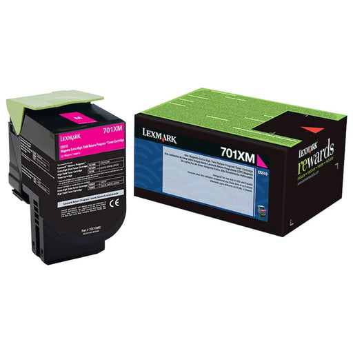 Lexmark 701XM Magenta Return Program Toner Cartridge, Extra High Yield (70C1XM0) β Compatible Printer Supply β Get Toner Canada