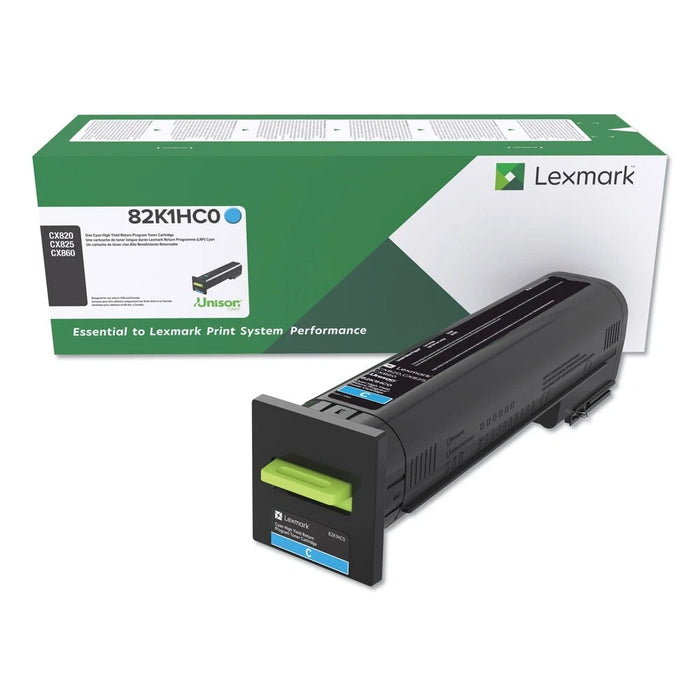 Lexmark CX820 Cyan High Yield Return Program Toner Cartridge
