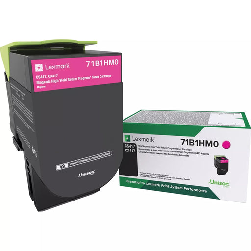Lexmark CS/X417/517 Magenta High Yield Return Program Toner Cartridge (71B1HM0) β Compatible Printer Supply β Get Toner Canada