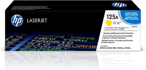 HP 125A (CB542A) Yellow Original LaserJet Toner Cartridge β Compatible Printer Supply β Get Toner Canada