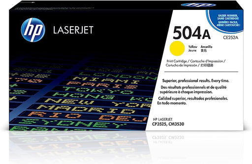 HP 504A (CE252A) Yellow Original LaserJet Toner Cartridge β Compatible Printer Supply β Get Toner Canada