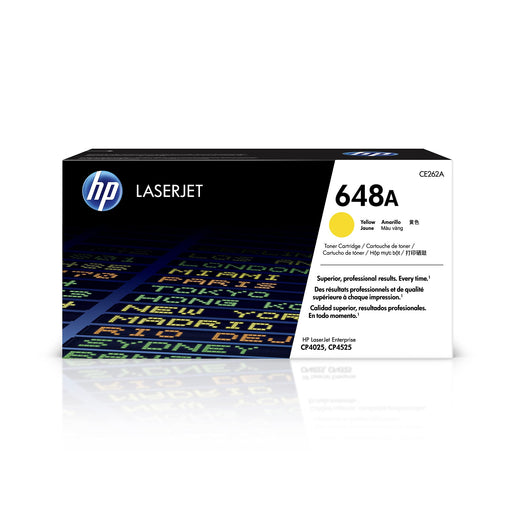 HP 648A (CE262A) Yellow Original LaserJet Toner Cartridge β Compatible Printer Supply β Get Toner Canada