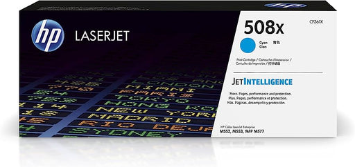 HP 508X (CF361X) Cyan High Yield Original LaserJet Toner Cartridge
