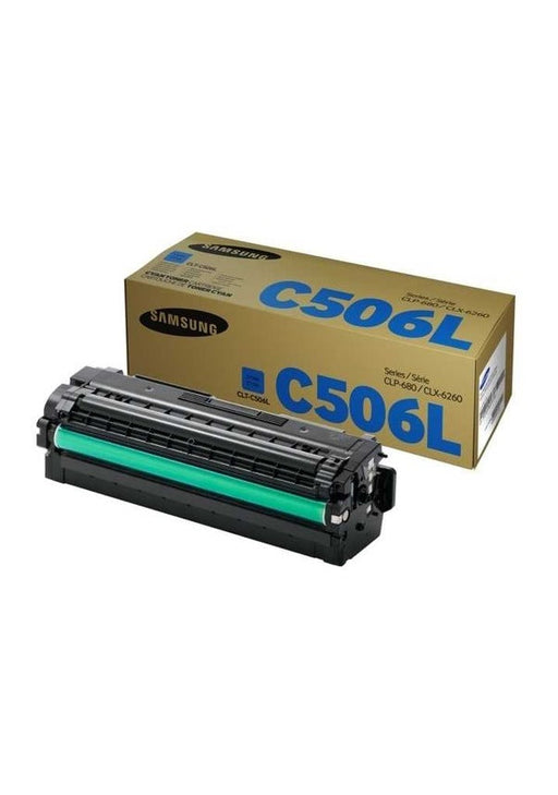 Samsung CLT-C506L High Yield Cyan Toner Cartridge (SU042A) β Compatible Printer Supply β Get Toner Canada