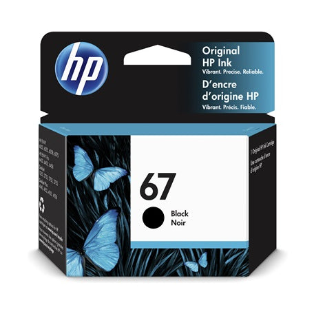 HP 3YM56AN#140 HP 67 Black Original Ink Cartridge HP 67 Black O β Compatible Printer Supply β Get Toner Canada