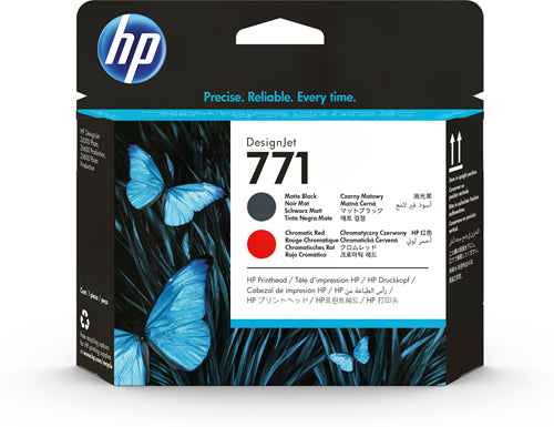 HP CE017A HP #771 MATTE BLACK AND CHROMATIC RED DESIGNJET PRINT β Compatible Printer Supply β Get Toner Canada