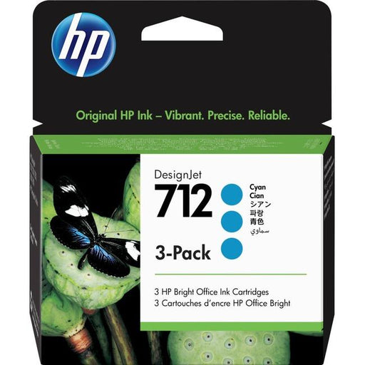 HP 712 Cyan Ink Cartridge 3-Pack β Compatible Printer Supply β Get Toner Canada