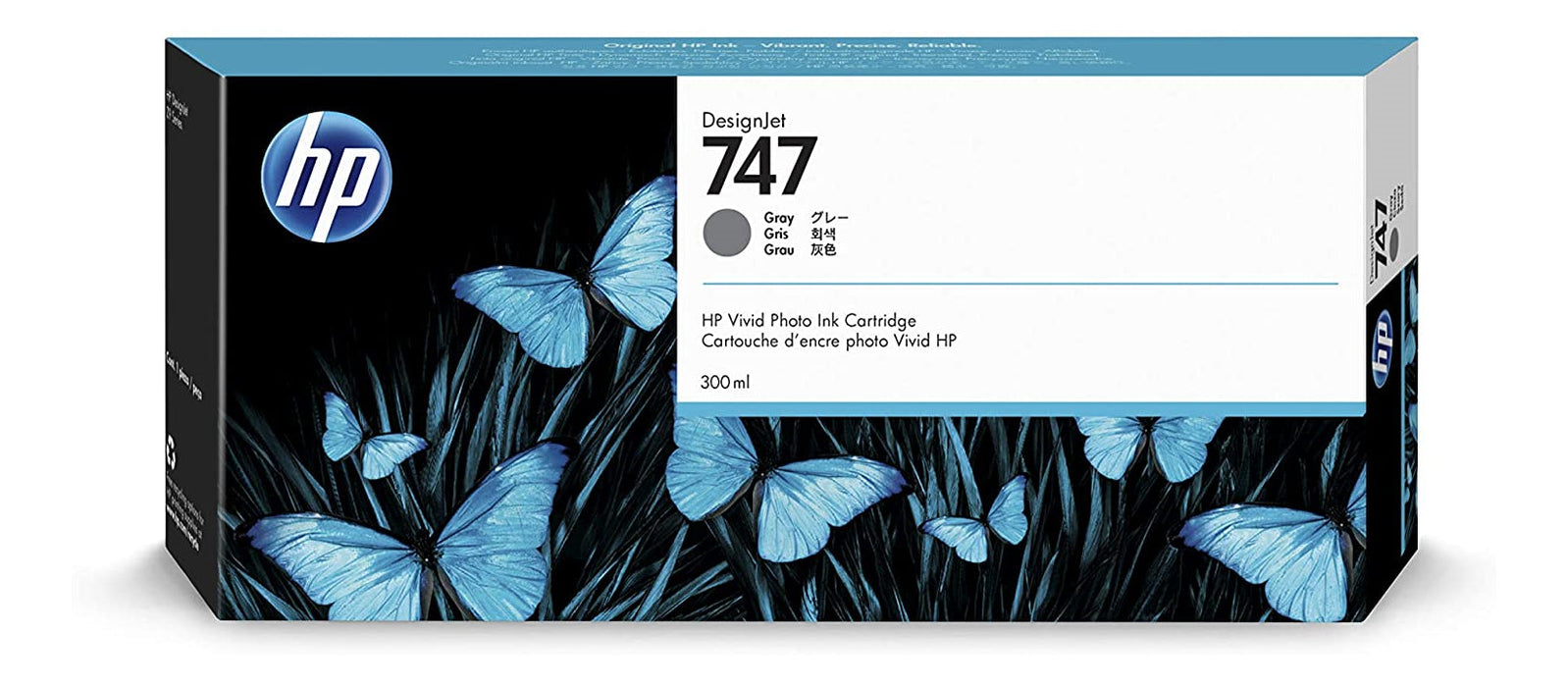 HP 747 (P2V86A) 300mL Gray Original Ink Cartridge