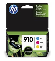 HP 3YN97AN#140 HP #910 CMY Original Ink Combo 3Pack β Compatible Printer Supply β Get Toner Canada