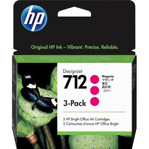 HP 712 Magenta Ink Cartridge 3-Pack β Compatible Printer Supply β Get Toner Canada