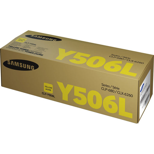 Samsung CLT-Y506L High Yield Yellow Toner Cartridge (SU519A) β Compatible Printer Supply β Get Toner Canada