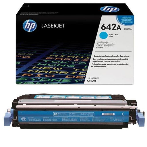 HP 642A (CB401A) Cyan Original LaserJet Toner Cartridge β Compatible Printer Supply β Get Toner Canada