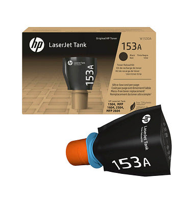 HP 153A Original LaserJet Tank Toner Reload Kit - Original Yield - Black (W1530A) β Compatible Printer Supply β Get Toner Canada