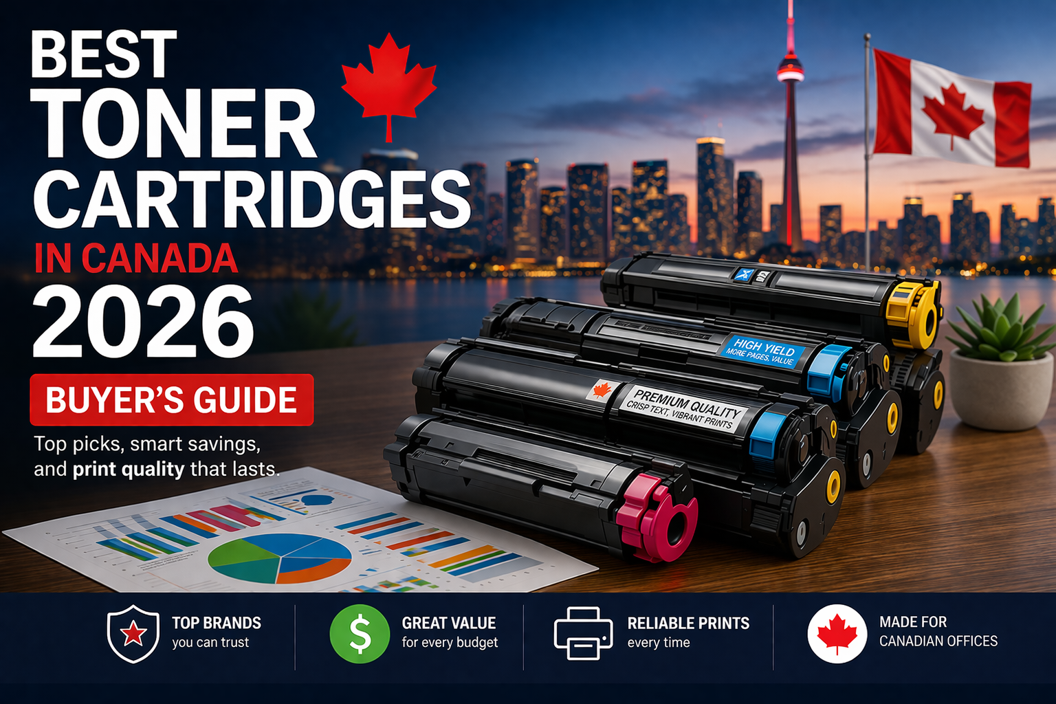 Best Toner Cartridges in Canada 2026 – Buyer's Guide